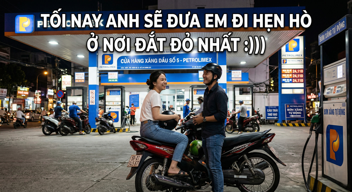 Đổ đầy bình xăng