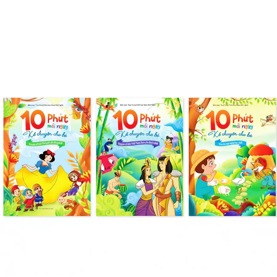 Sách - 10 Phút Mỗi Ngày Kể Chuyện Cho Bé