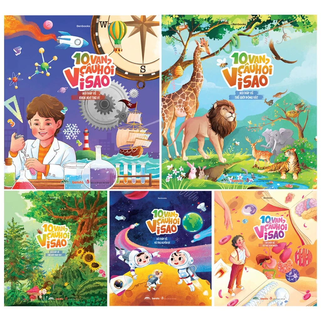 Sách - 10 Vạn Câu Hỏi Vì Sao? (5 cuốn)