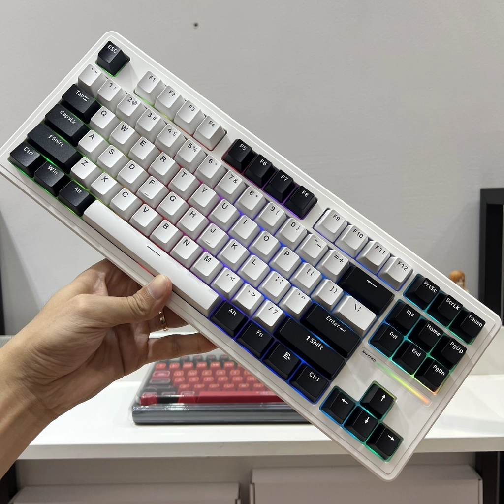 Review bàn phím cơ TKL Xinmeng M87 Pro V2 chơi game làm việc văn phòng giá rẻ