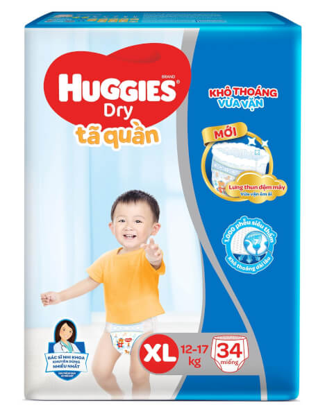 Tã Quần Huggies Dry Night